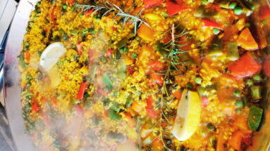 vegan paella