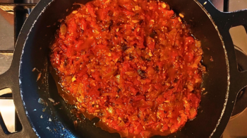 tomato Salsa for pizza pasta and casseroles