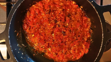 tomato Salsa for pizza pasta and casseroles